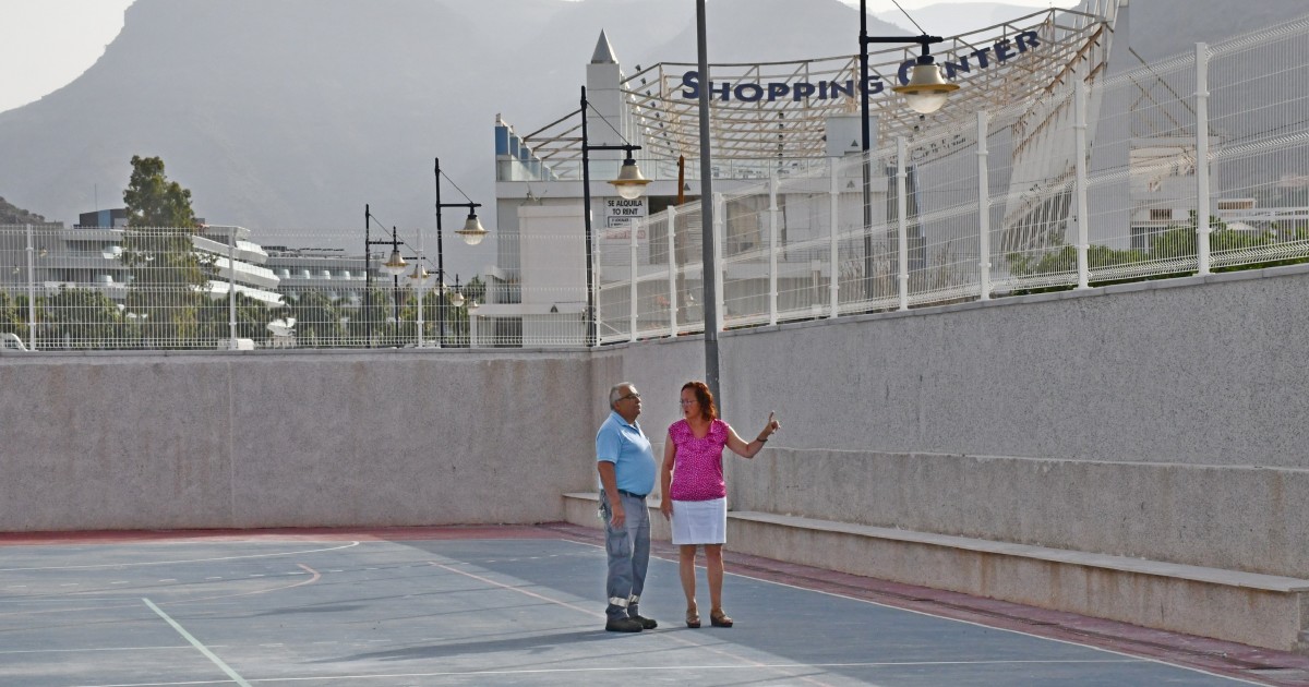 El Ayuntamiento de Mogán concluye la reparación del vallado del CEIP Playa de Mogán