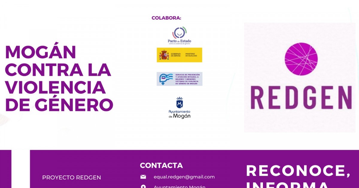 Mogán pone el foco en la lucha contra  la violencia de género con el proyecto REDGEN