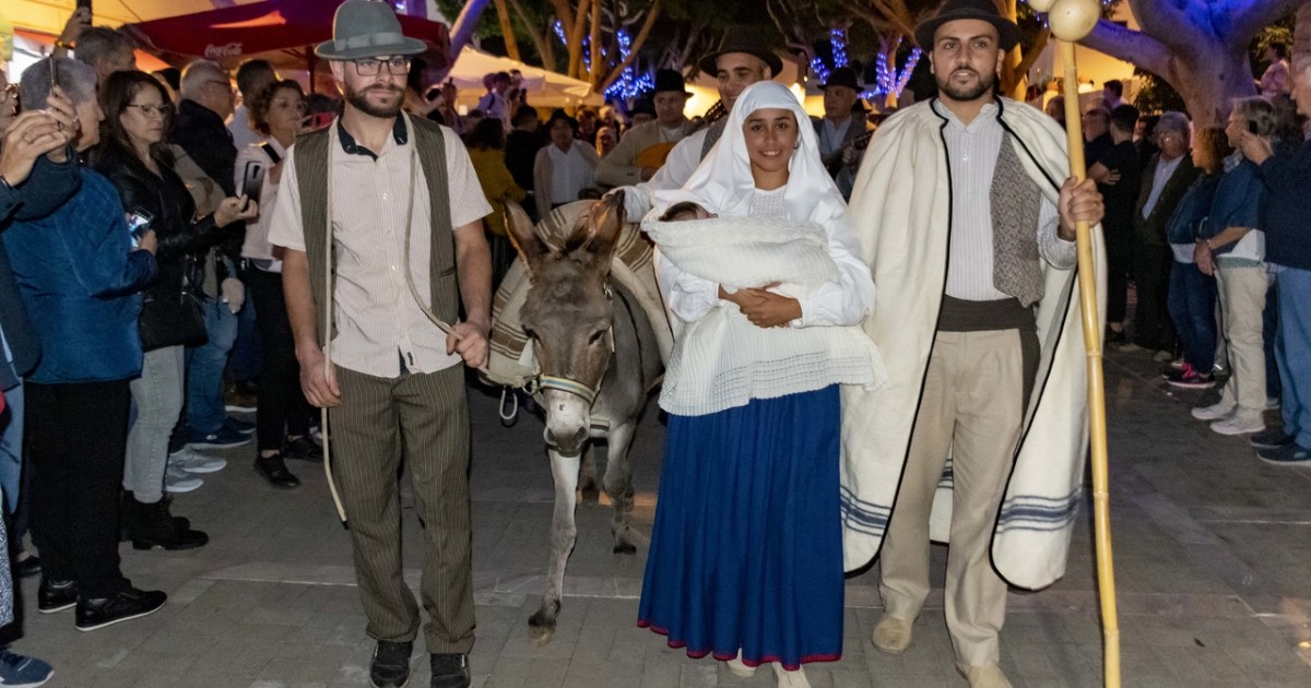 El Belén Viviente de Veneguera  desprende tradición en su 35 aniversario