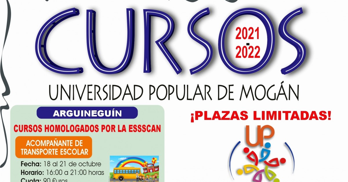 La Universidad Popular de Mogán oferta nuevos cursos de octubre a julio