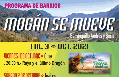Mogán lleva la programación cultural a los barrios en octubre y noviembre