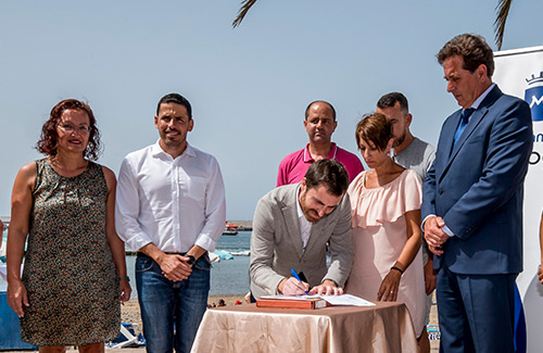 Comienzan las obras del paseo marítimo de Marañuelas a Anfi tras más de 20 años de paralización del proyecto