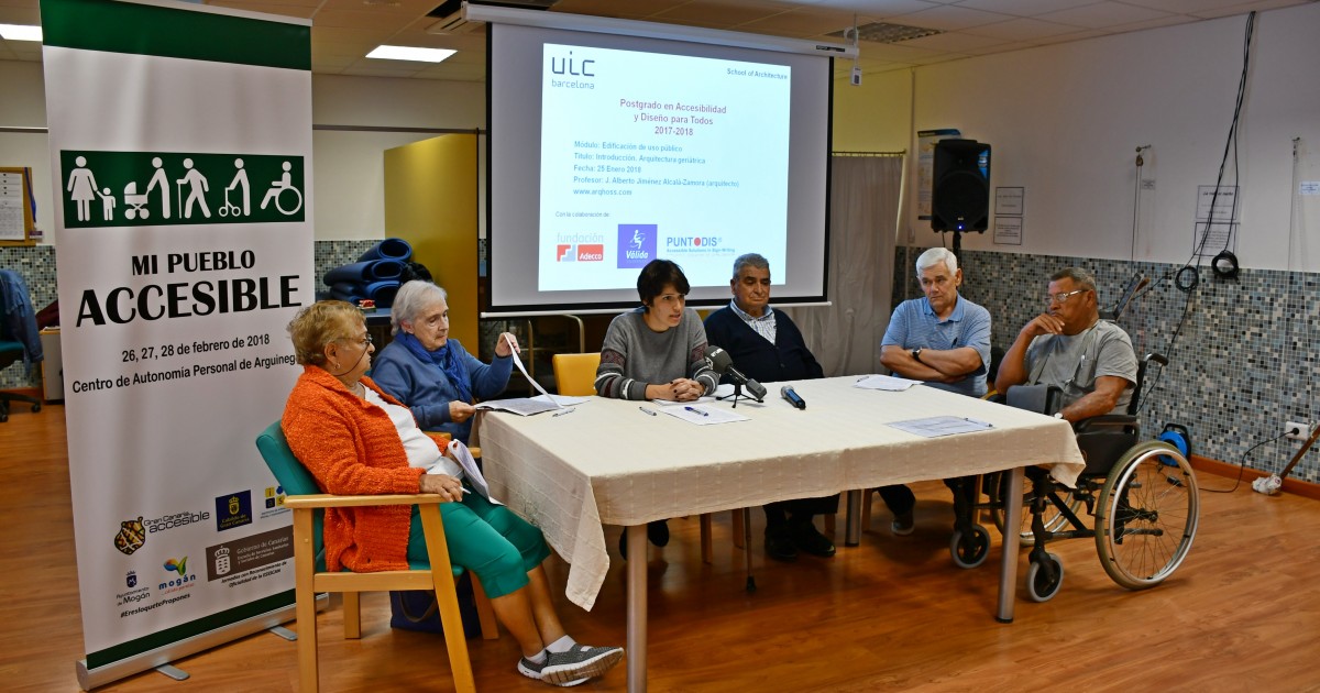 Arguineguín acoge las primeras jornadas “Mi pueblo accesible” con la participación de los mayores del municipio