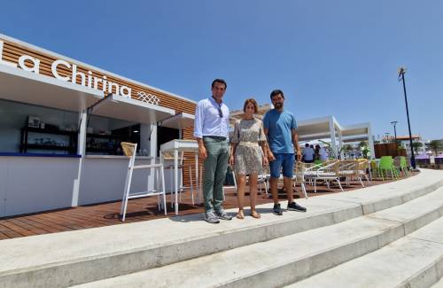 La Playa del Perchel estrena nueva zona de restauración.