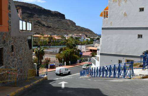 Obras de mejora en calles del barrio moganero de Lomoquiebre