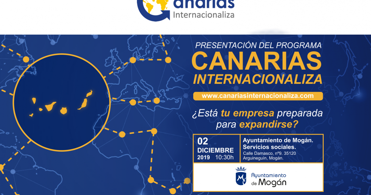 Mogán celebrará una jornada informativa para empresas que desean internacionalizarse
