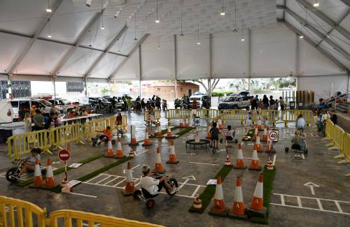 Dinámico encuentro del alumnado de Primaria de Mogán con los Cuerpos y Fuerzas de Seguridad