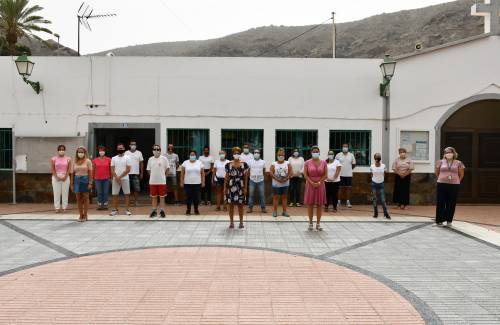 Mogán da la bienvenida a los 15 integrantes del programa de formación ‘Mogán Espacio Limpio’