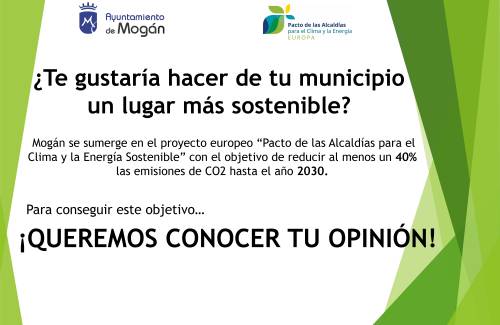Mogán celebrará una jornada telemática de participación ciudadana para abordar el Plan de Acción para el Clima y la Energía Sostenible