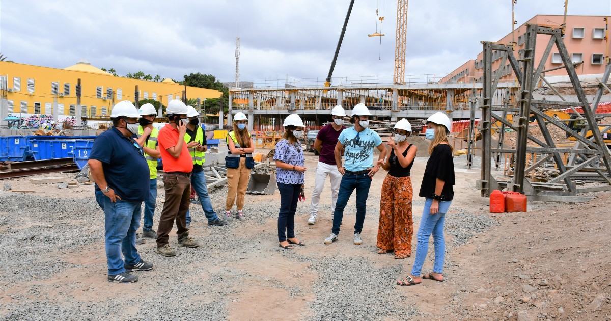 El nuevo edificio de aparcamientos en Arguineguín estará operativo a finales de 2021
