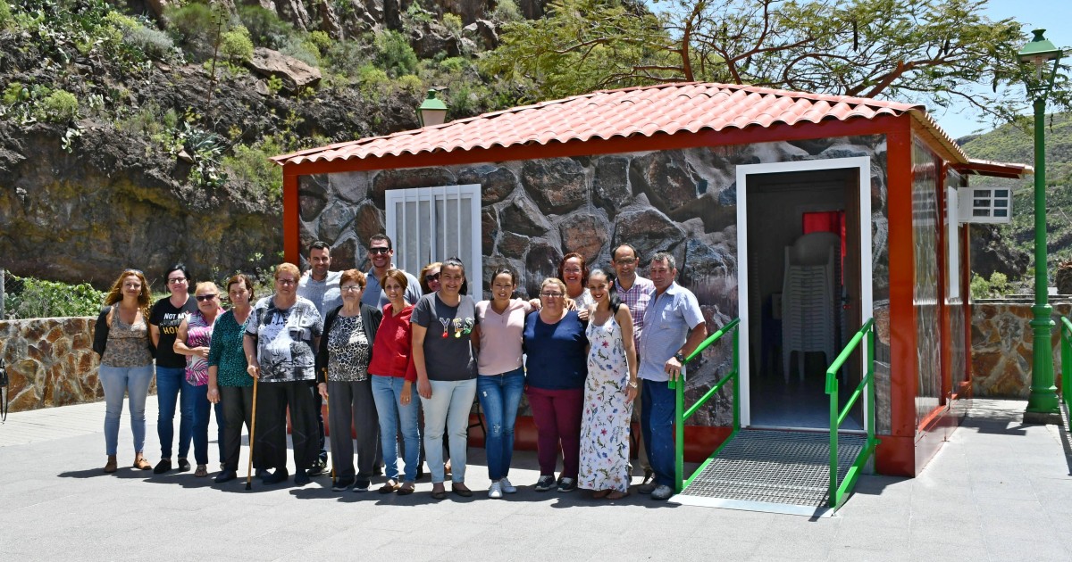 Mogán invierte 20.000 euros en varias mejoras y en instalar un local para los vecinos de Las Filipinas y El Caidero