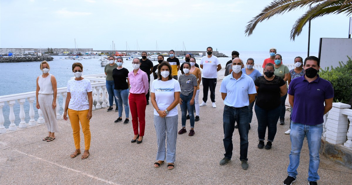 Quince jóvenes de Mogán se forman en el PFAE Servicios de Alimentos y Bebidas