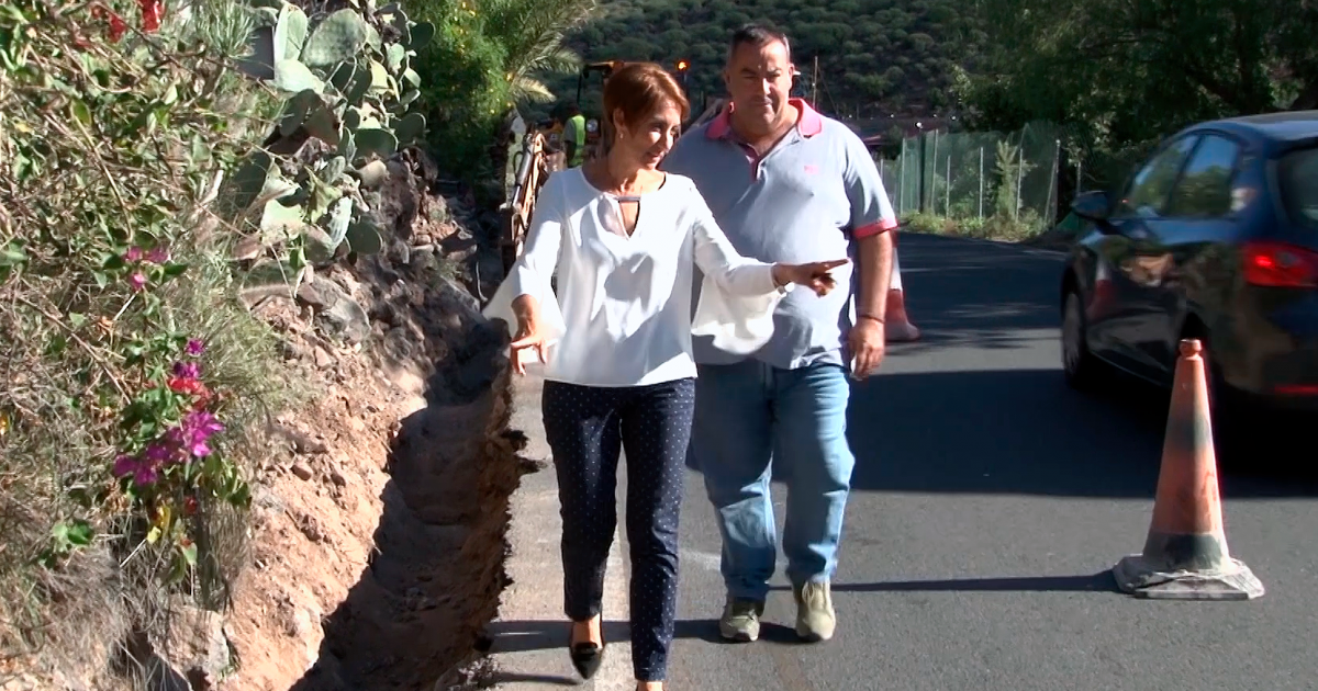 El Ayuntamiento de Mogán completa  la red de saneamiento de Los Navarros