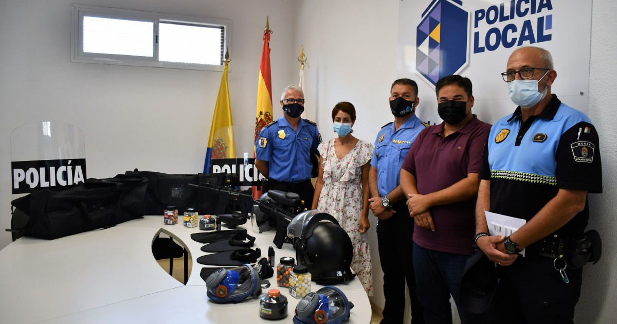 El Ayuntamiento de Mogán dota a su  Policía Local de material antidisturbios