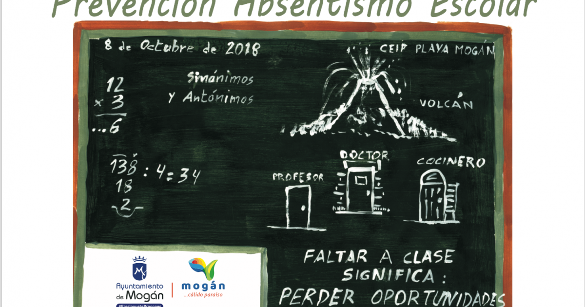 Mogán implica al alumnado en la nueva campaña contra el absentismo escolar