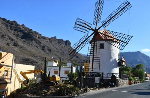 Comienzan las obras de musealización en la parcela del Molino Viento de Mogán