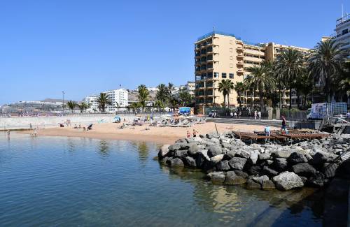 Incrementa el área de solárium de la playa de La Lajilla en Arguineguín